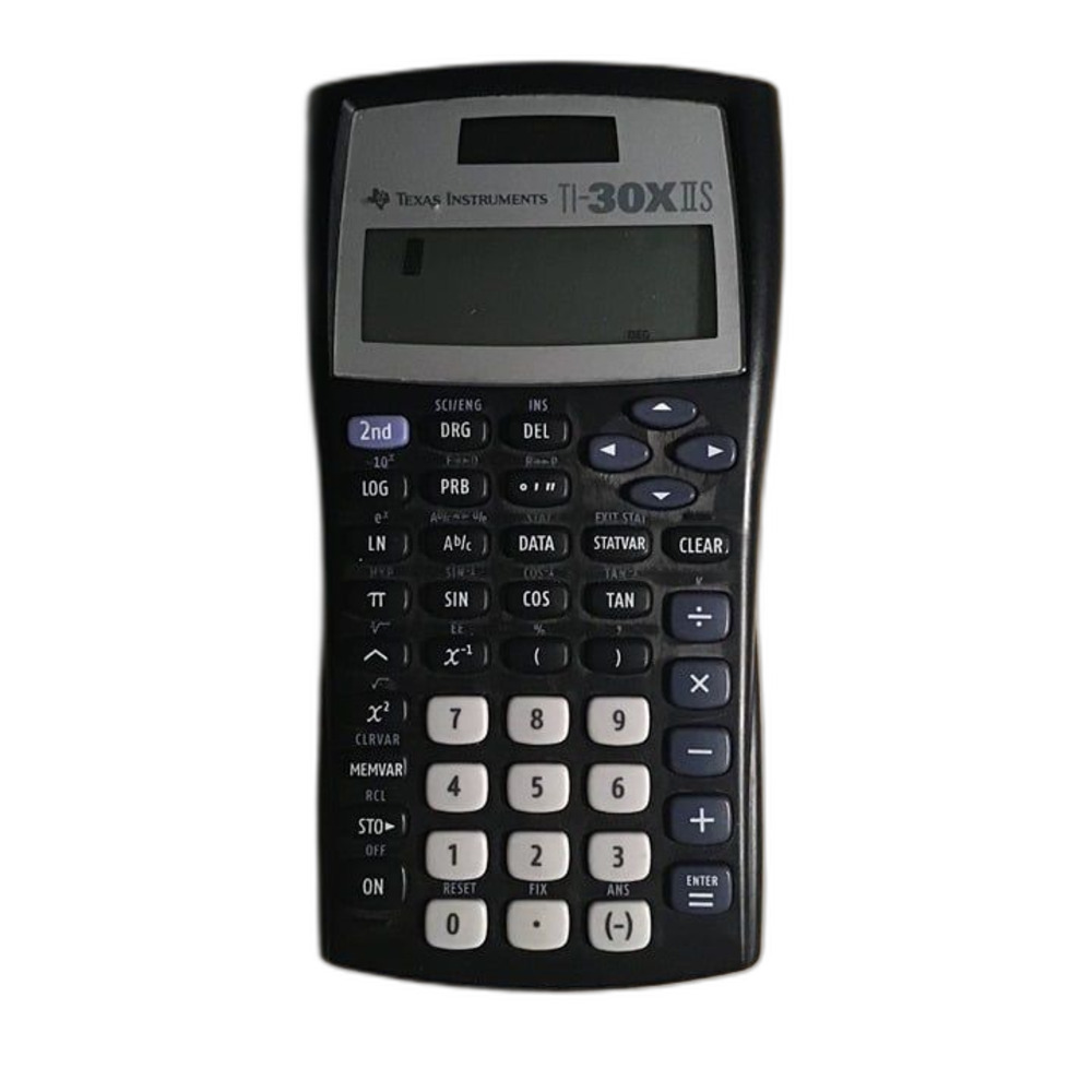 Texas Instruments TI-30XIIS Scientific Calculator Black No Cover